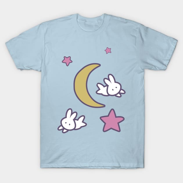 Sailor Moon Usagi Stars Bunny Moon Tshirt T-Shirt by adorpheus